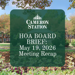 HOA Board Brief: May 19, 2026 Meeting Recap
